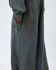 LÉVITER & Distressed Crinkled Baggy Sweatpants