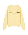 Léviter Essential Zip Hoodie – Butter Yellow