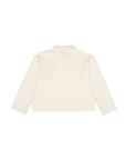 "EVERYBODY LEVITATES" Embroidery Cream Longsleeve