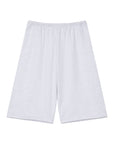 LÉVITER Wide Cropped Pants Heather Grey