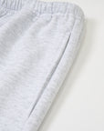 LÉVITER Wide Cropped Pants Heather Grey