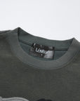 LÉVITER Cropped Thermal Long Sleeve — Charcoal