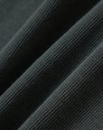 LÉVITER Cropped Thermal Long Sleeve — Charcoal