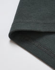 LÉVITER Cropped Thermal Long Sleeve — Charcoal
