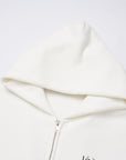 Léviter Essential Zip Hoodie – White