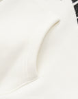 Léviter Collegiate Graphic Zip Hoodie – White