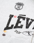 Léviter College Zip Hoodie – Heather Grey
