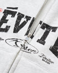 Léviter College Zip Hoodie – Heather Grey