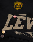 Léviter College Graphic Zip Hoodie – Black