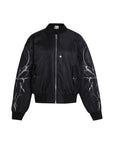 LÉVITER & DND4DES Graffiti Embroidered MA1 Bomber Jacket