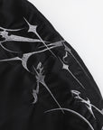 LÉVITER & DND4DES Graffiti Embroidered MA1 Bomber Jacket