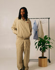 LÉVITER & Riche Et En Santé Plaid Track Pants