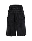 LÉVITER & DND4DES Dual Waist Washed Shorts