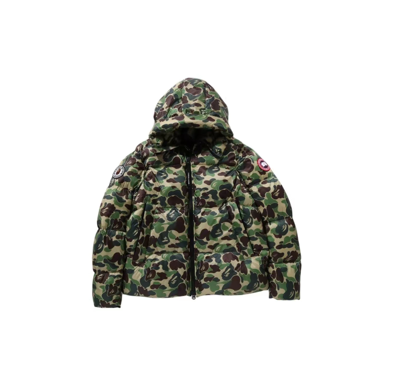 BAPE x Canada Goose Crofton Puffer Jacket Green – LEVITATE MTL