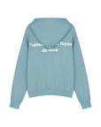 Léviter Essential Zip Hoodie – Sky Blue