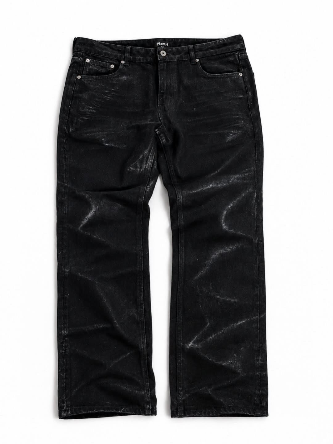 LÉVITER &amp; Plan.T Waxed Denim Straight