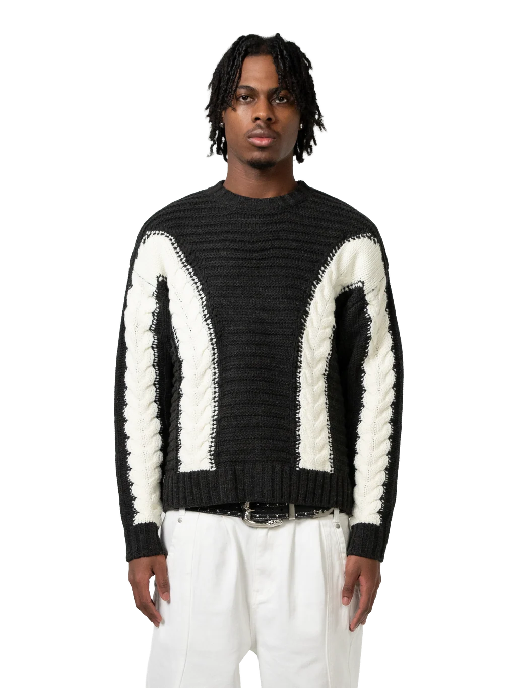LÉVITER &amp; ADVENES Spine Knit Sweater