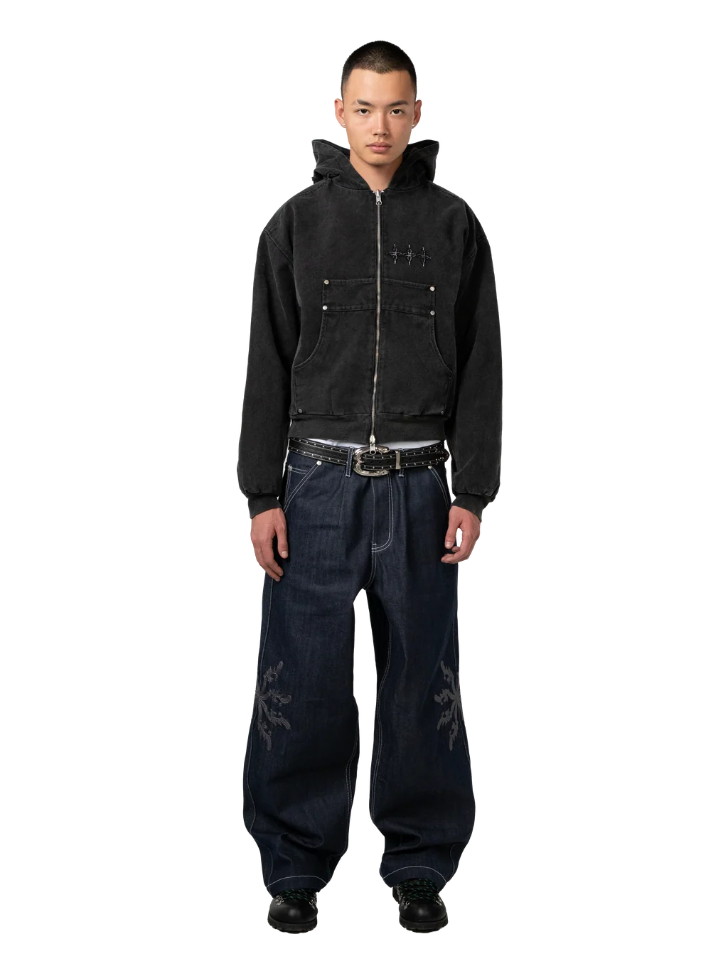 LÉVITER &amp; ADVENES Sickle Star Raw Denims