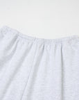 LÉVITER Wide Cropped Pants Heather Grey