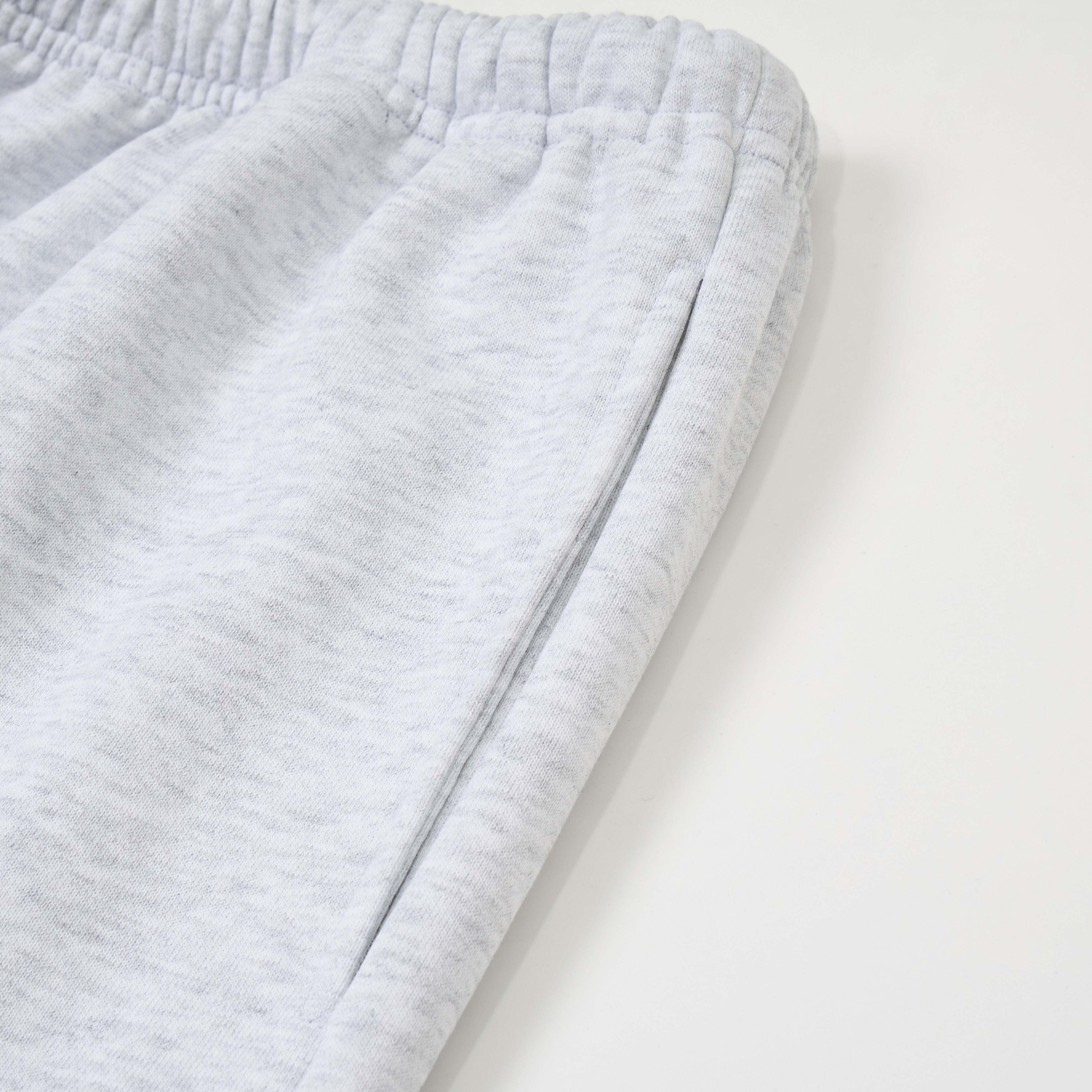 LÉVITER Wide Cropped Pants Heather Grey