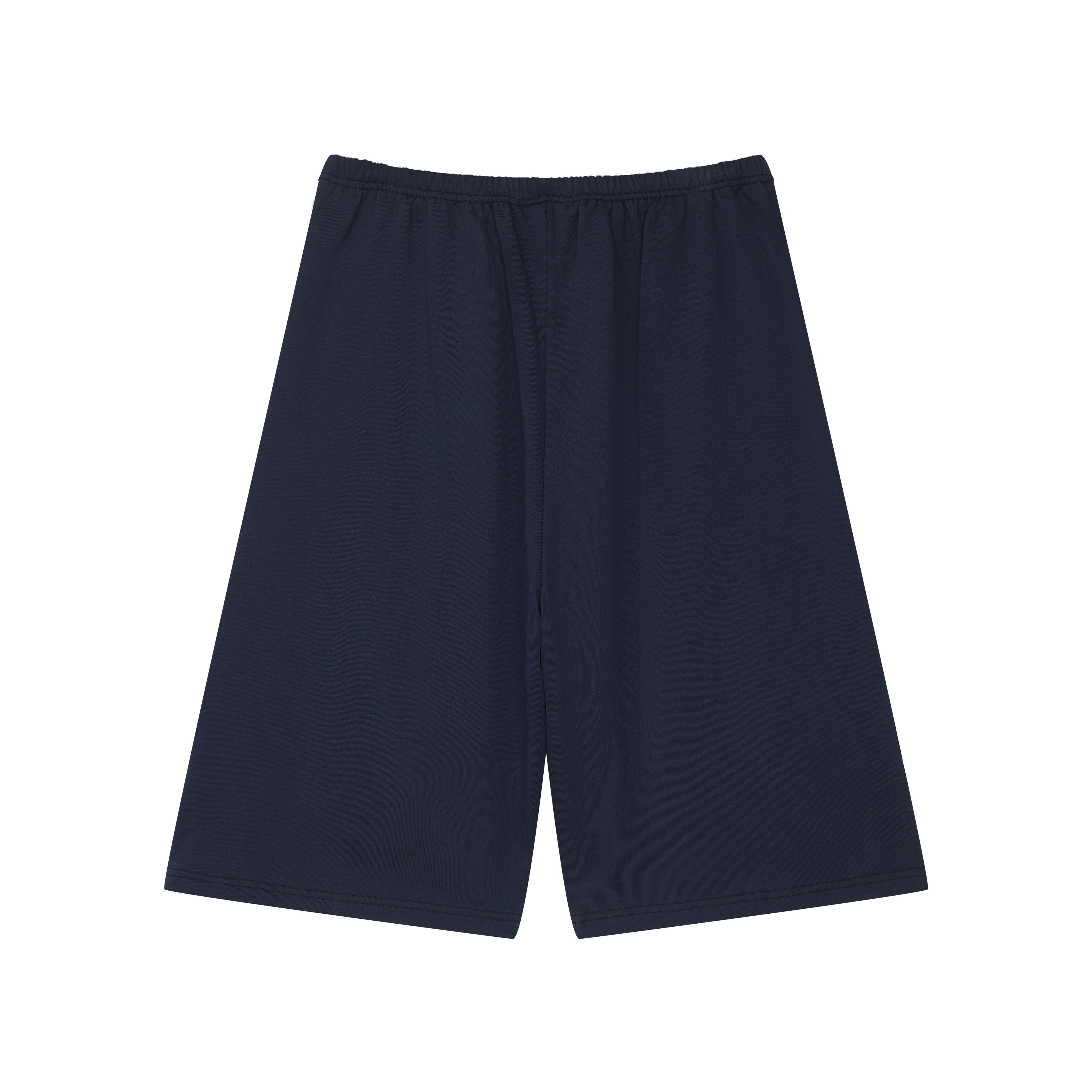 LÉVITER Wide Cropped Pants Navy