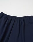 LÉVITER Wide Cropped Pants Navy