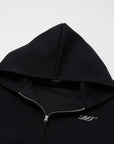 LÉVITER “SCRIPT” Zip Hoodie