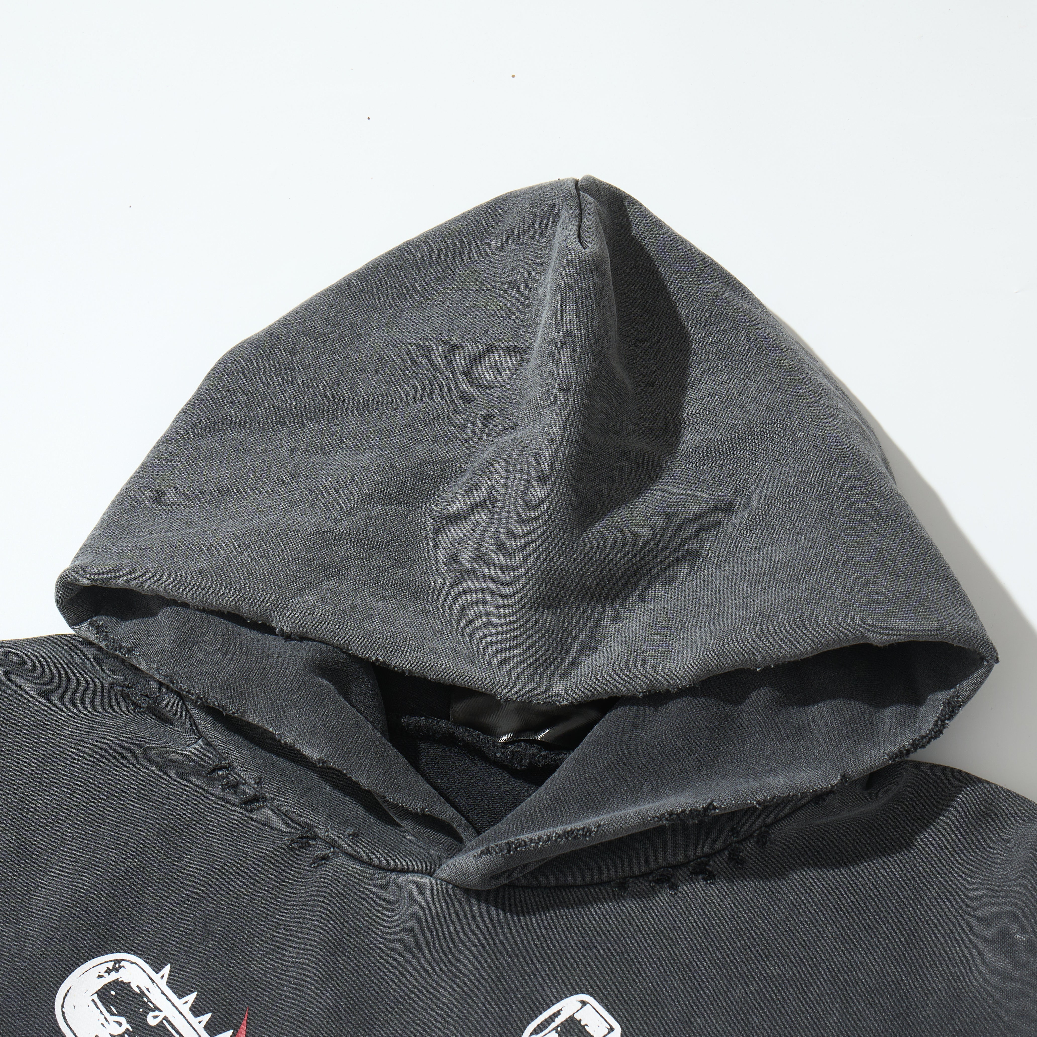 LÉVITER Wrecked Acid Wash Hoodie - Coming soon