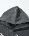 LÉVITER Wrecked Acid Wash Hoodie - Coming soon