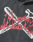 LÉVITER Wrecked Acid Wash Hoodie - Coming soon