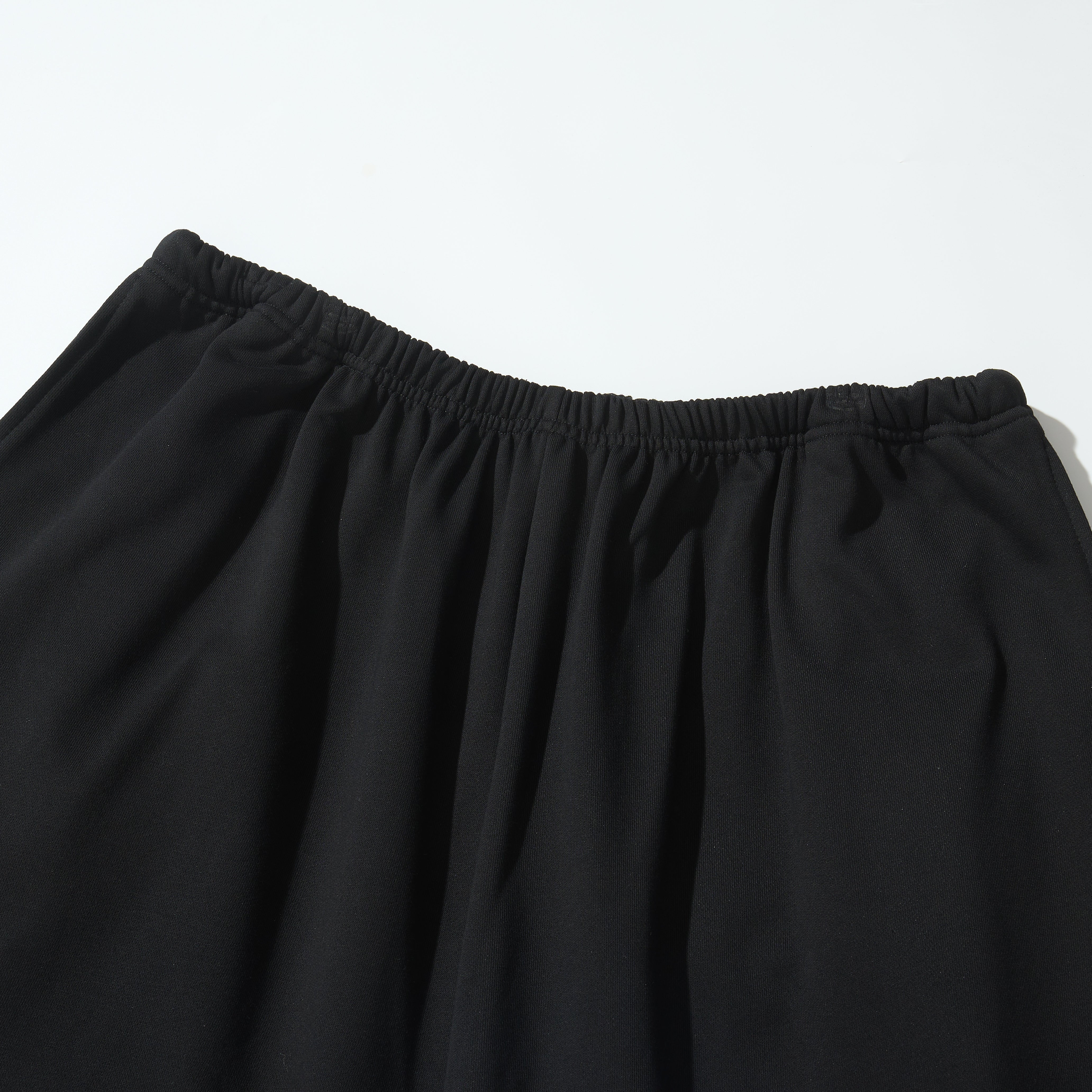 LÉVITER Essential Longline Sweat Shorts – Black