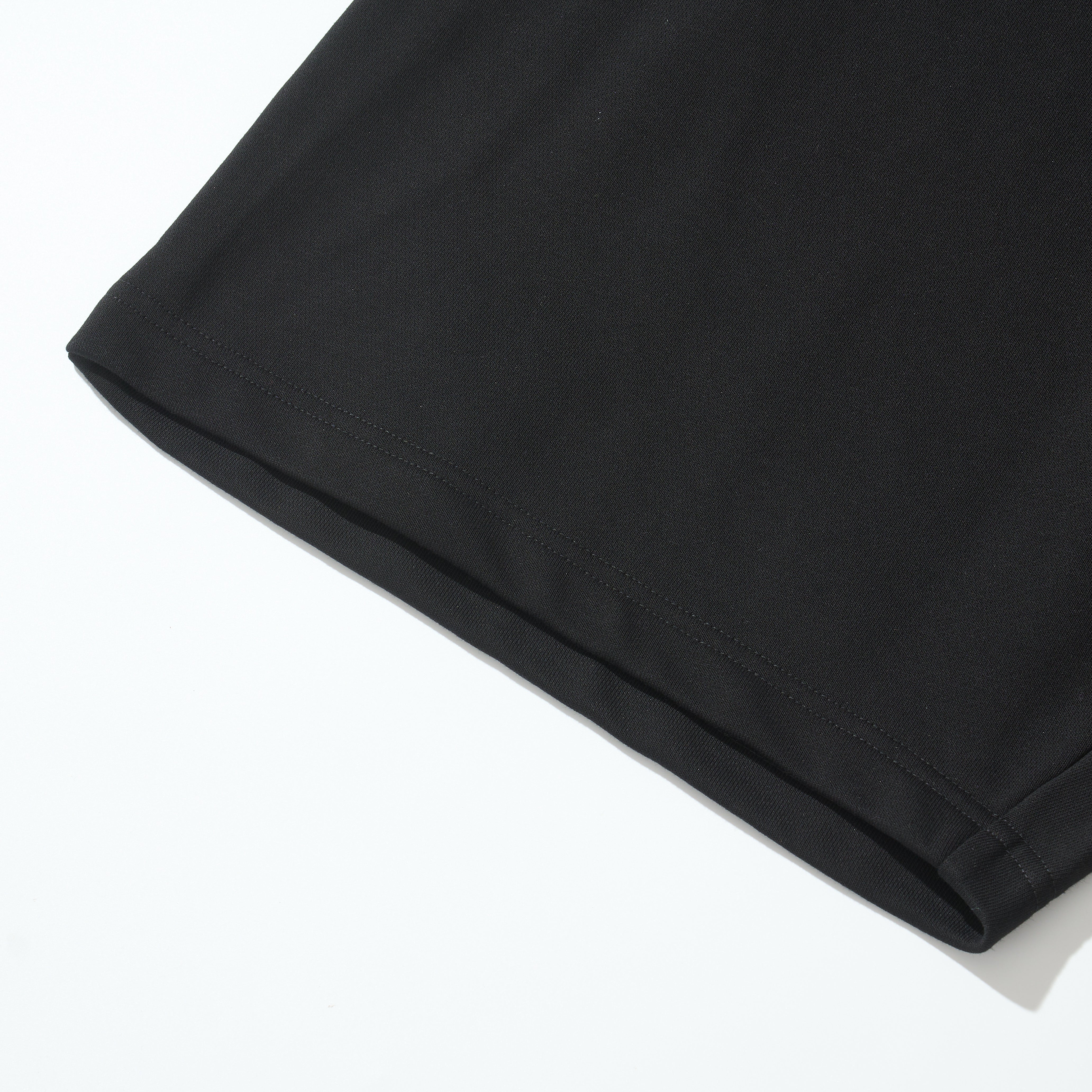 LÉVITER Essential Longline Sweat Shorts – Black