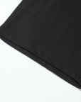 LÉVITER Essential Longline Sweat Shorts – Black