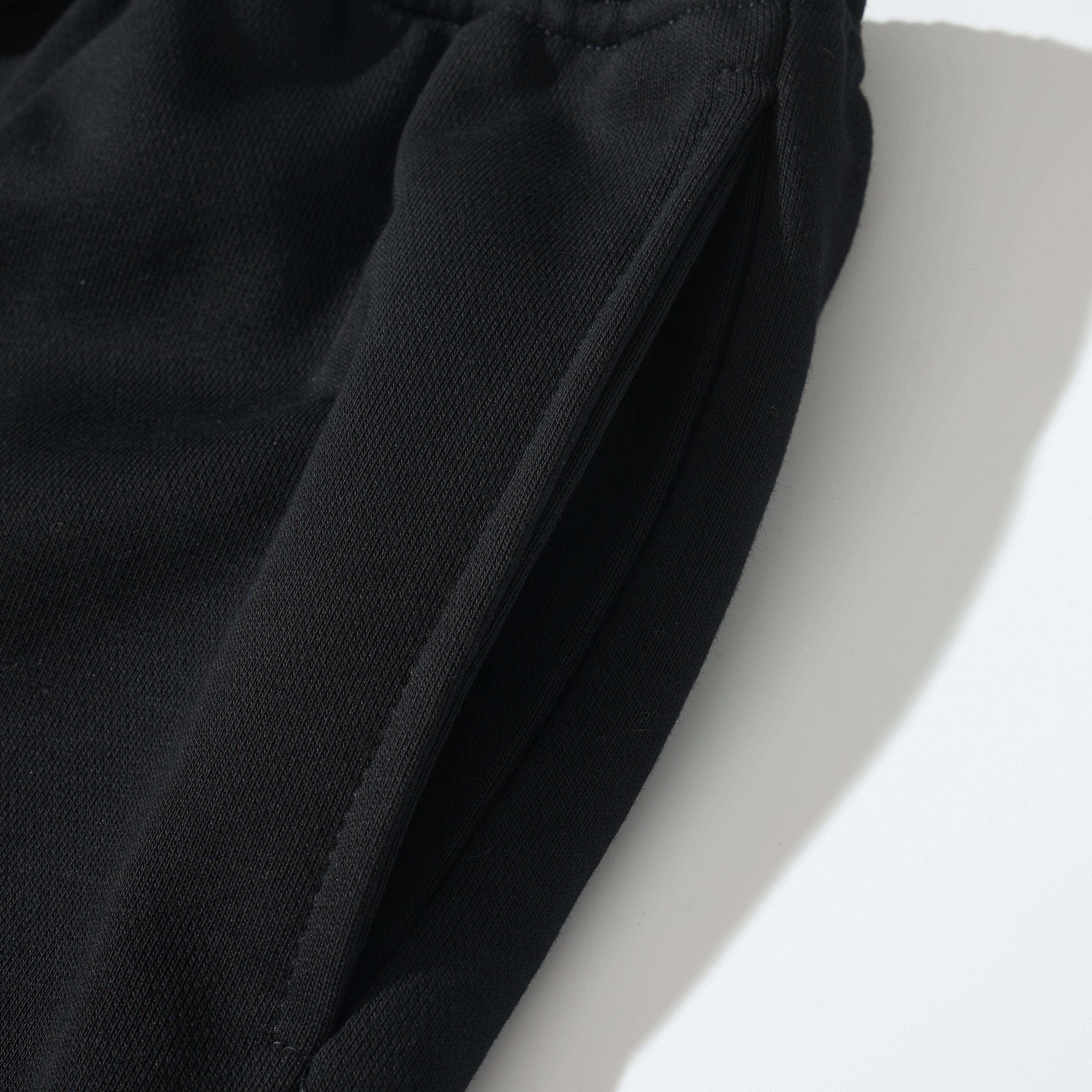 LÉVITER Essential Longline Sweat Shorts – Black
