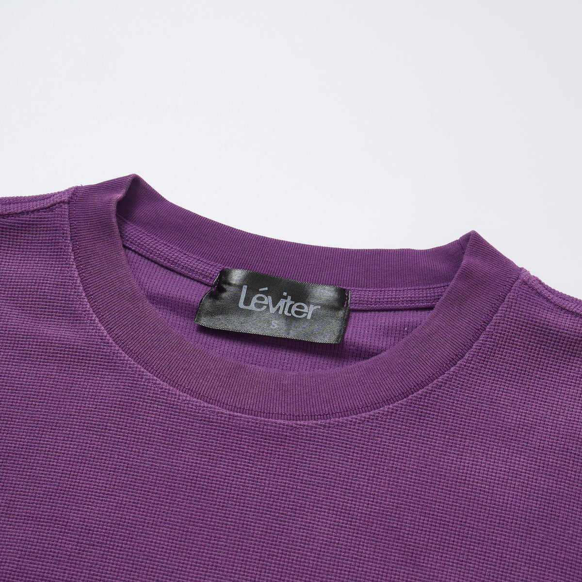 LÉVITER Vêtements Cropped Thermal — Washed Purple