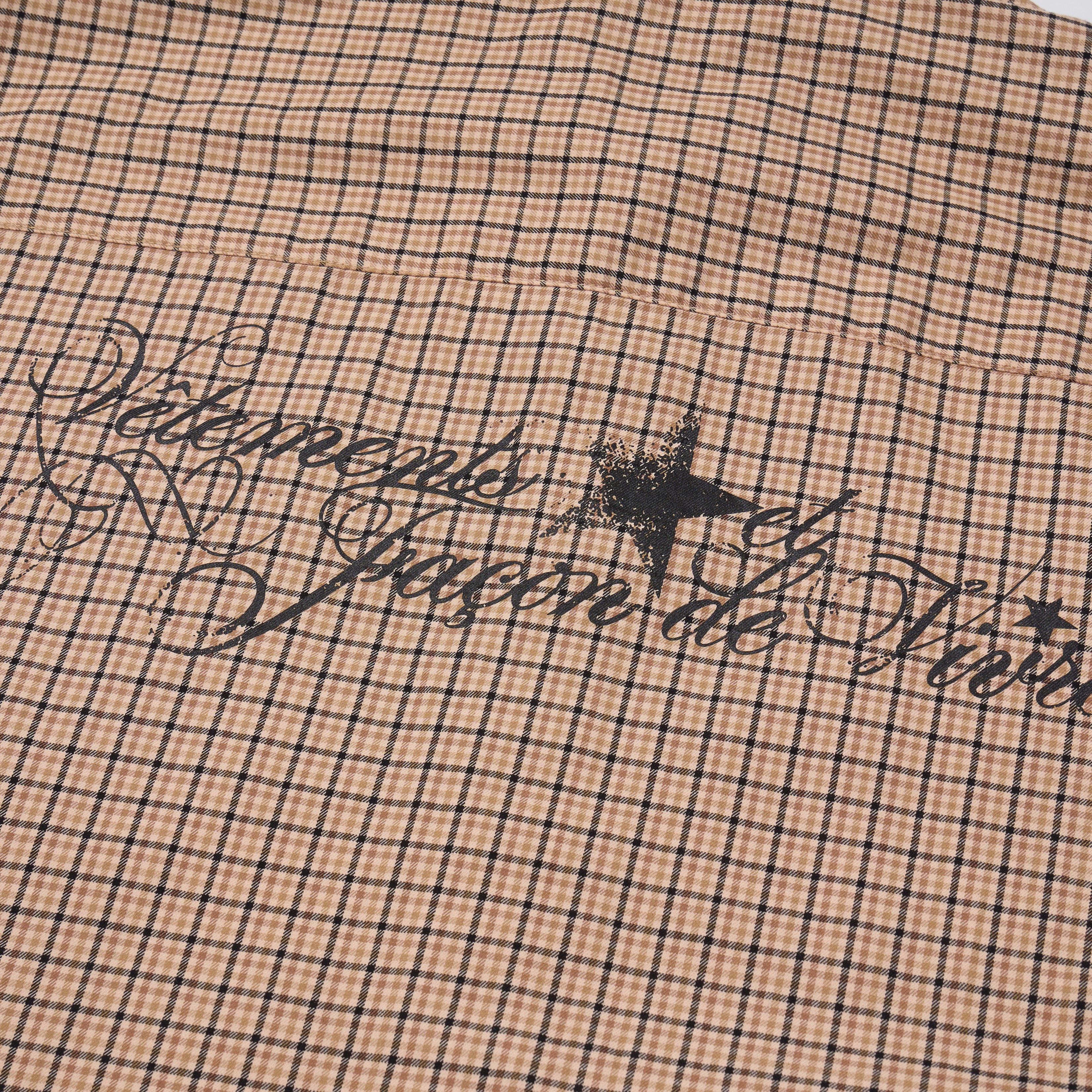 LVT Étoile Shirt- Coffee Brown Plaid