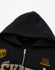 Léviter College Graphic Zip Hoodie – Black