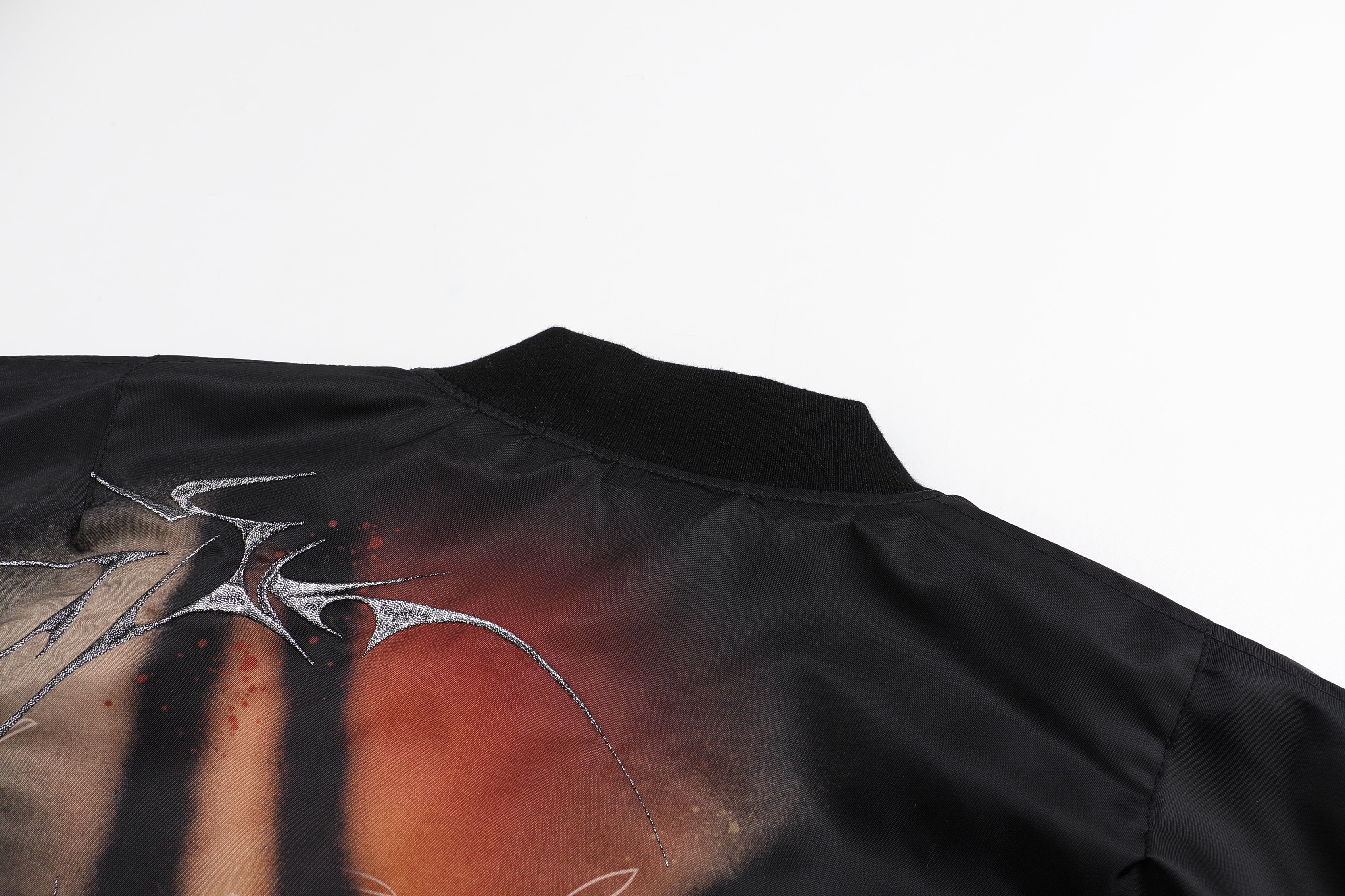 LÉVITER &amp; DND4DES Graffiti Embroidered MA1 Bomber Jacket