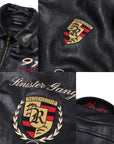 LÉVITER & “SPUR” Racing Embroidered Motorcycle Jacket