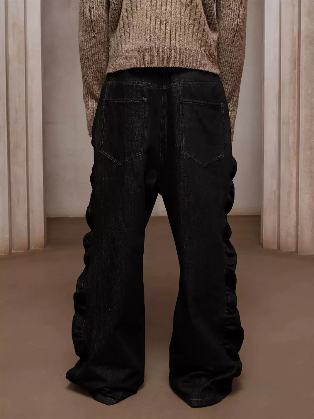 LÉVITER &amp; DND4DES Stacked Button Fly Denim