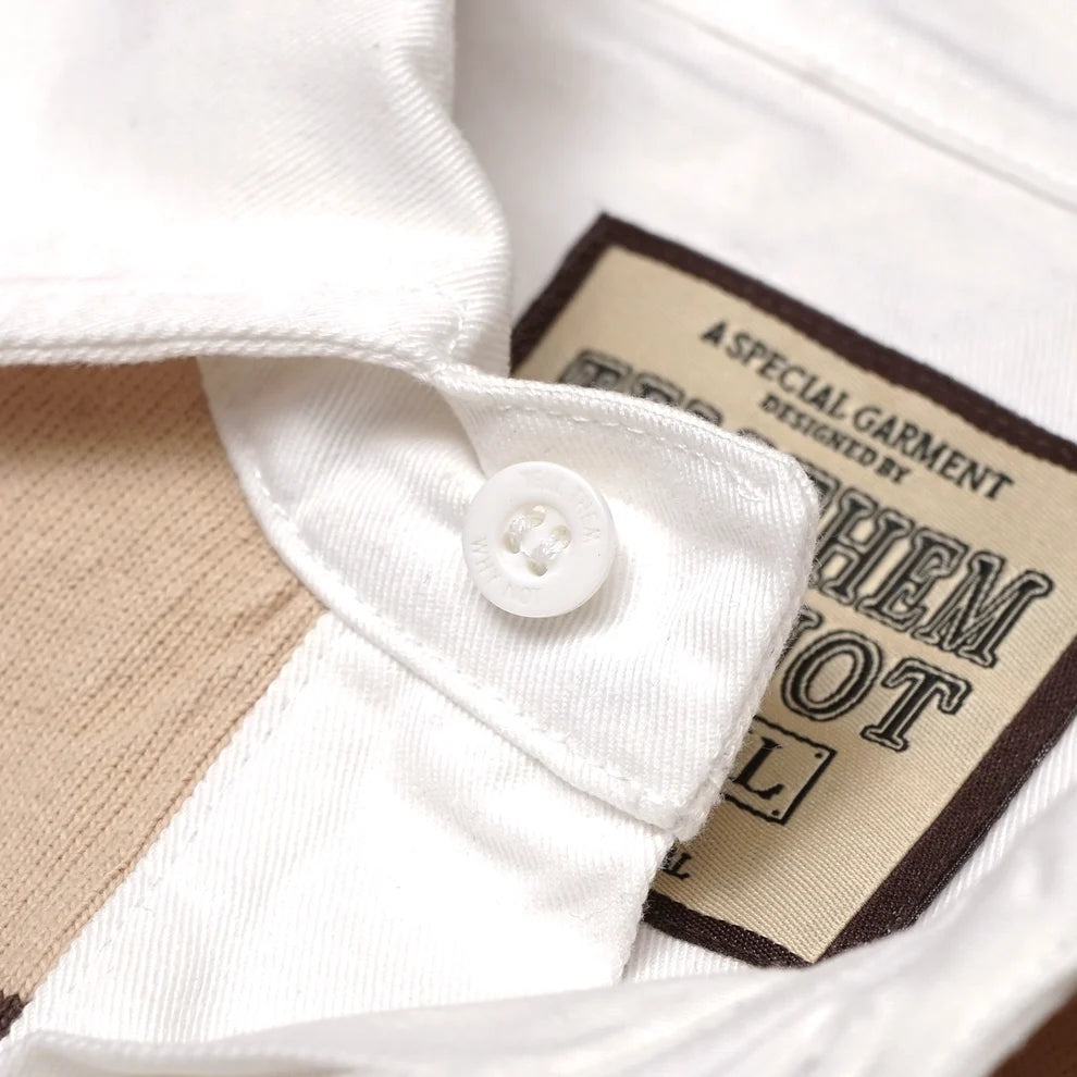 Striped Cotton Polo Shirt